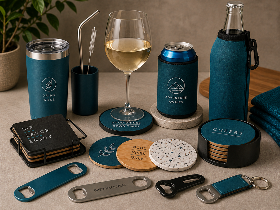 Drink Accessories, Coasters and Bottle openers